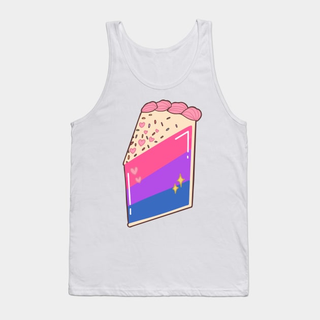 Cake Flag Mardi Gras Equality Tank Top by olivetees